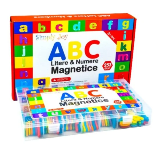 Alphabet et Nombres Magnétiques Multicolores