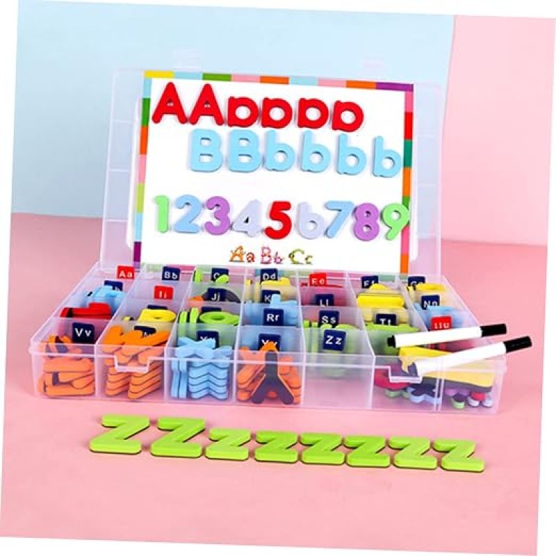 Alphabet et Nombres Magnétiques Multicolores