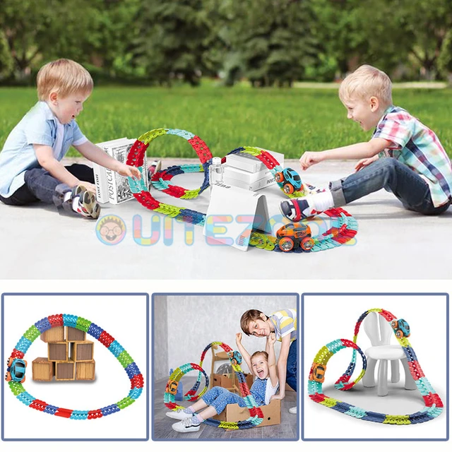 Race Track Toy Car Kids 96PCS