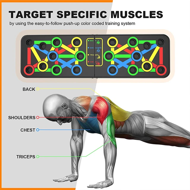 Multifunctional Folding Push-Up Board